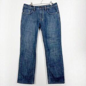 Buffalo David Bitton Men'sโ Straight Stretch Blue Jeans Size 30